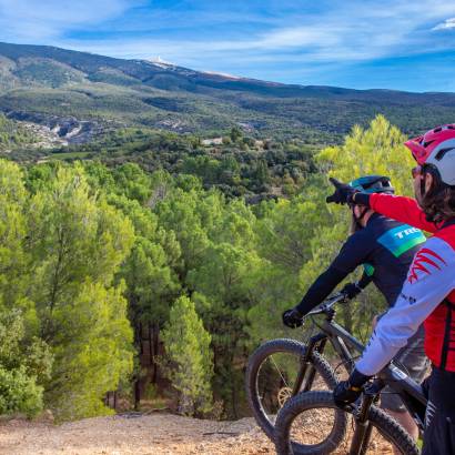 Mountainbikeroute Bedoin - Les Baux - n°1