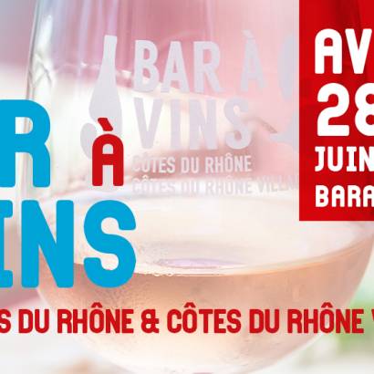 Le Bar à Vins des Côtes du Rhône durant le Festival d'Avignon