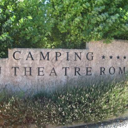 The Théâtre Romain Campsite