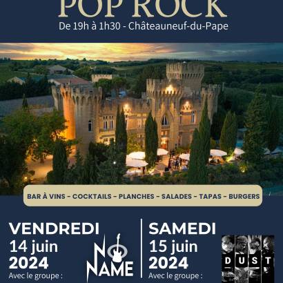 Pop-Rock-Abend im Château des Fines Roches