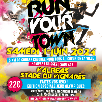 Run Your Town, la course colorée au pour tous au cœur de la ville