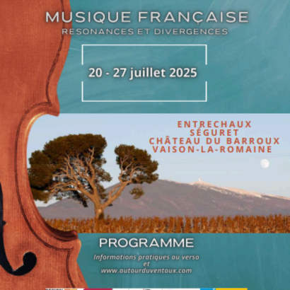 Abschlusskonzert - Festival Autour du Ventoux Abschlusskonzert - Festival Autour du Ventoux