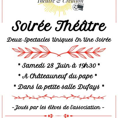 Soirée théâtre Soirée théâtre