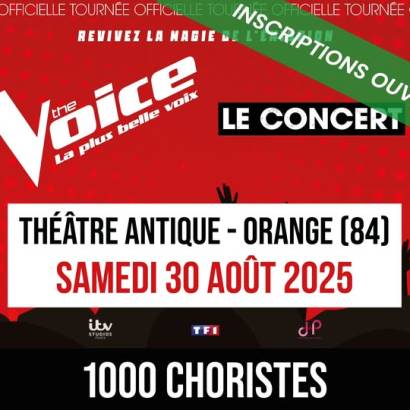 Tournée officielle - The Voice Tournée officielle - The Voice