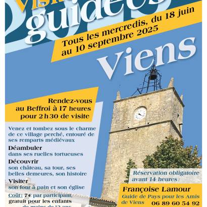 Visites guidées du village de Viens Visites guidées du village de Viens