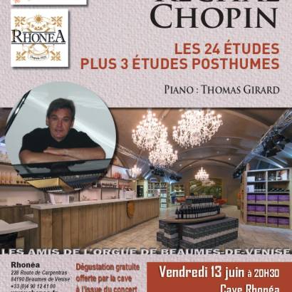 Récital Chopin : Les 24 études et mazurkas Récital Chopin : Les 24 études et mazurkas