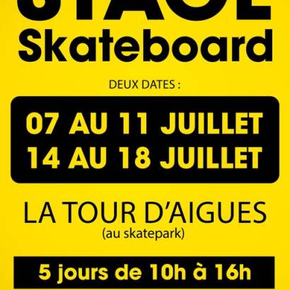 Stage de skateboard à la Tour d'Aigues Stage de skateboard à la Tour d'Aigues