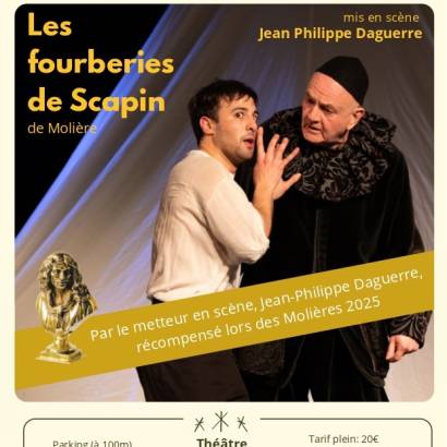 À la Confiserie - Théâtre de Verdure : Les Fourberies de Scapin de Molière À la Confiserie - Théâtre de Verdure : Les Fourberies de Scapin de Molière