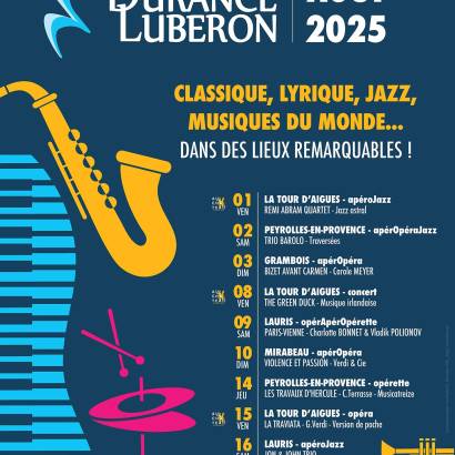 Festival Durance Luberon à Lauris - OpérApérOpérette : Paris-Vienne Festival Durance Luberon à Lauris - OpérApérOpérette : Paris-Vienne