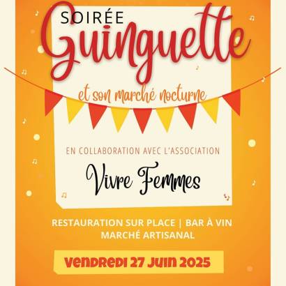 Soirée guinguette et marché nocturne Soirée guinguette et marché nocturne