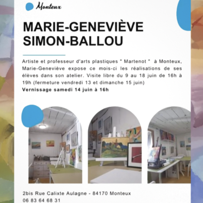 Exposition Œuvres de fin d'année Exposition Œuvres de fin d'année