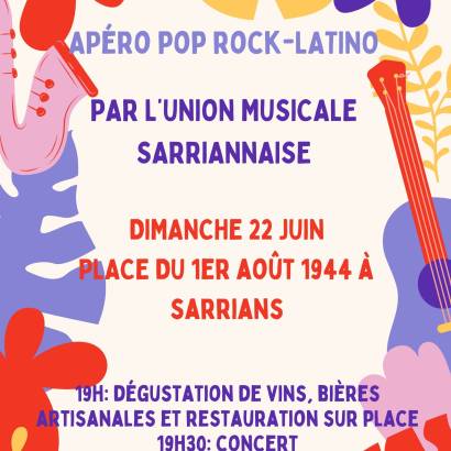 Apéro pop rock latino Apéro pop rock latino