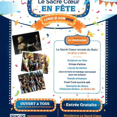 La résidence du Sacré Coeur en fête La résidence du Sacré Coeur en fête
