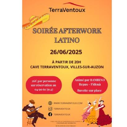 Soirée afterwork Latino Soirée afterwork Latino