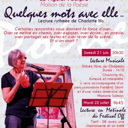 Lecture : Quelques mots avec elle.. Charlotte His Lecture : Quelques mots avec elle.. Charlotte His