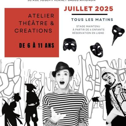 Theater & creations workshop for young audiences at La Petite Académie Theater & creations workshop for young audiences at La Petite Académie
