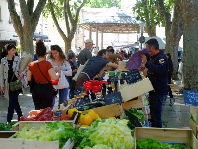 Avignon centre-city market ©©DR