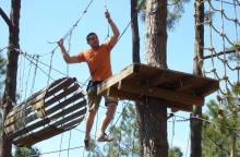Parcours aventure dans les arbres ''Ventoux Aventure''
