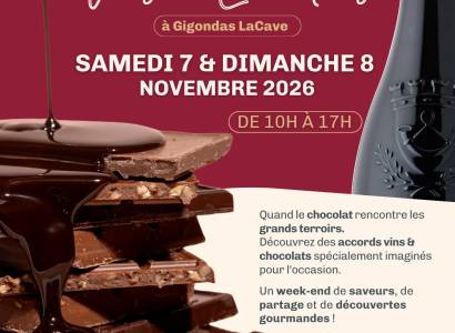 Accords Vins  & Chocolats à Gigondas LaCave