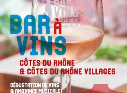 Le Bar à Vins des Côtes du Rhône durant le Festival d'Avignon