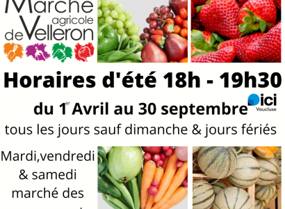 Marché Agricole de Velleron