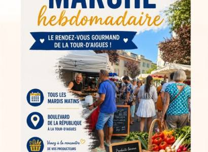 Marché de La Tour d'Aigues