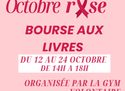 Octobre Rose : Bourse aux livres