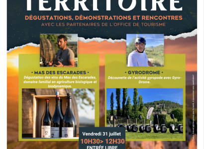 Les Instants du territoire à l'Office de Tourisme Vaison Ventoux Provence