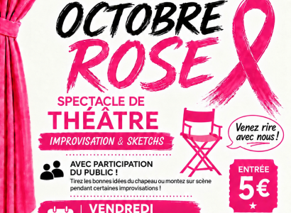 Octobre Rose : Spectacle de théâtre, impro  & sketches