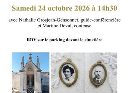 Visite contée du cimetière de Sarrians