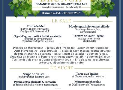 Brunch à l'Hostellerie du Château des Fines Roches
