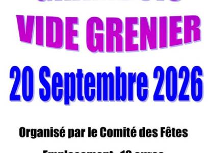 Vide Grenier à Grambois