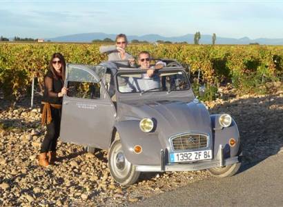 Découverte du Vignoble en 2cv ou méhari avec le Pavillon Bouachon