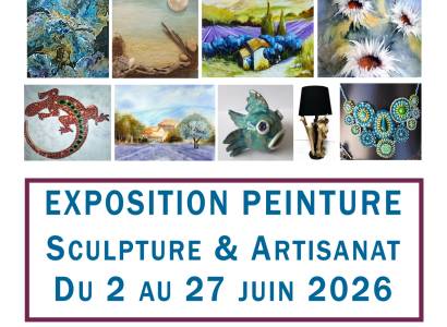Exposition Peinture, Sculpture & Artisanat