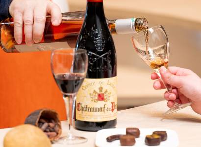 Atelier commenté Accords Vins & Chocolats  à la Chocolaterie Castelain