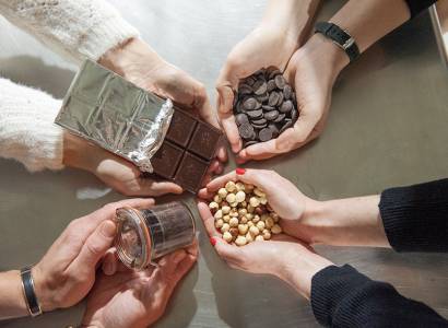 Atelier accord vin-chocolat, café-chocolat, thé-chocolat à la Chocolaterie Castelain