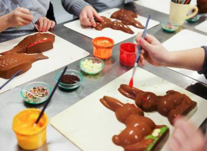 Atelier décoration pour les enfants à la Chocolaterie Castelain