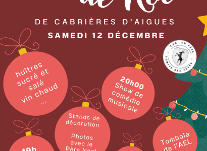 Marché de Noël à Cabrières d'Aigues