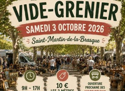 Vide Grenier à St Martin de la Brasque