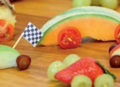 Sculpture sur fruits et légumes