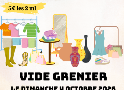 Grand vide-greniers au Parc de Loisirs du Plan d'eau d'Apt