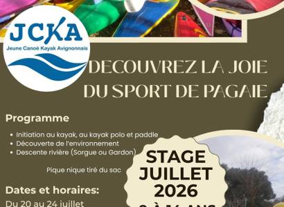 Stage canoë jeune public