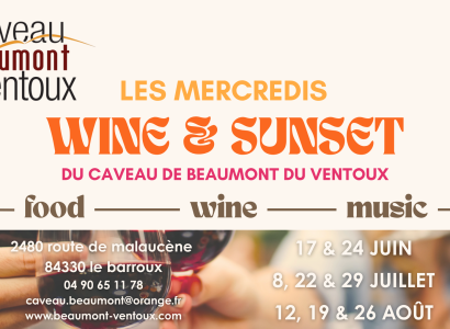 Les Mercredis Wine & Sunset