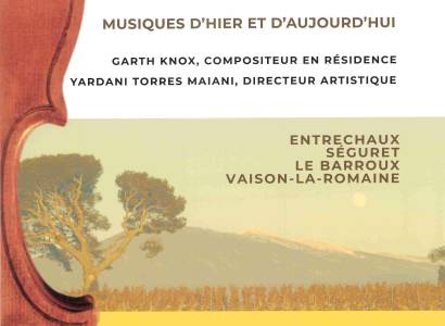 Festival Autour du Ventoux  « Migrations » : carte blanche à Yardani Torres Maiani - Musique dans la Nef