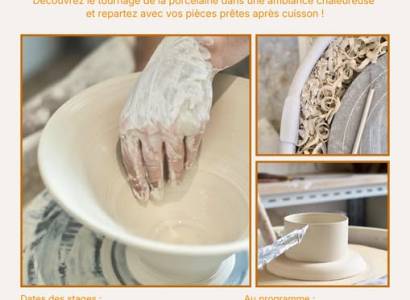 Stage de tournage de Porcelaine
