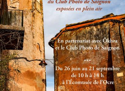 Ôkhra - Exposition en plein air du Club Photo de Saignon