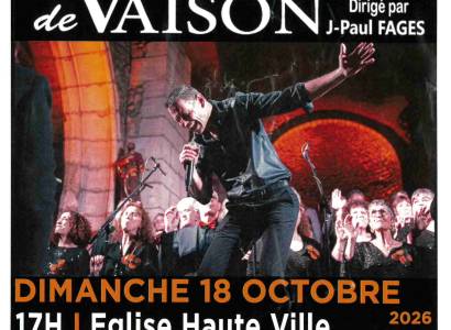 Concert du Choeur Gospel de Vaison - Musique dans la Nef