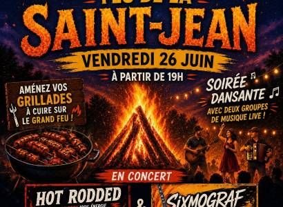 Feu de la Saint-Jean à Saint Martin de La Brasque
