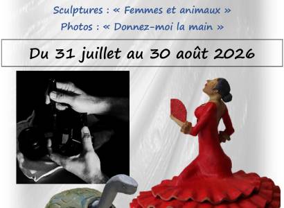 Exposition sculptures "Femmes et animaux" et photographies "Donnez-moi la main"