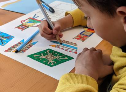Visite-atelier parent-enfant Dessine ton costume / Dessine ton affiche / Dessine ton oriflamme